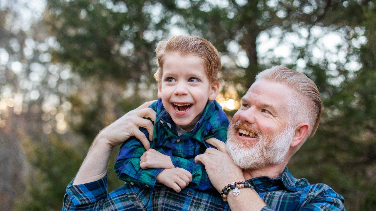 Father or Grandfather with Son or Grandson with Disabilities